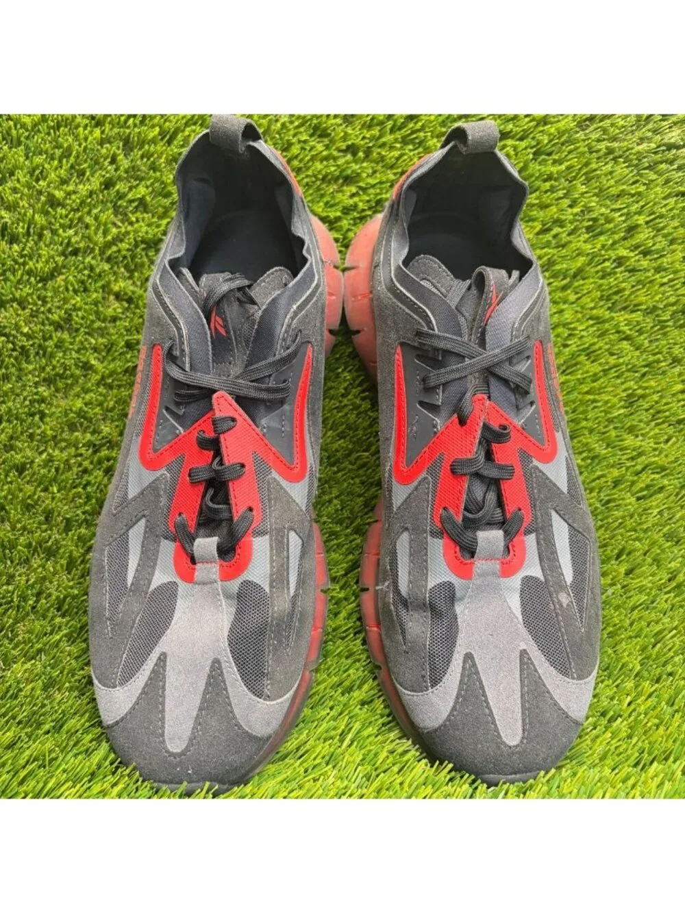 Reebok Zig Kinetica Concept Type 2 Mens Size 11.5 Black Running Shoes Sneakers_6